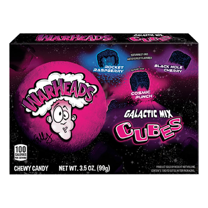 Warheads Galactic Cubes Theatre Box 3.5oz