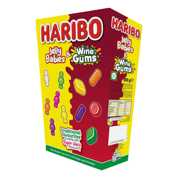 Haribo Jelly Babies & Wine Gum Gift Box 800g