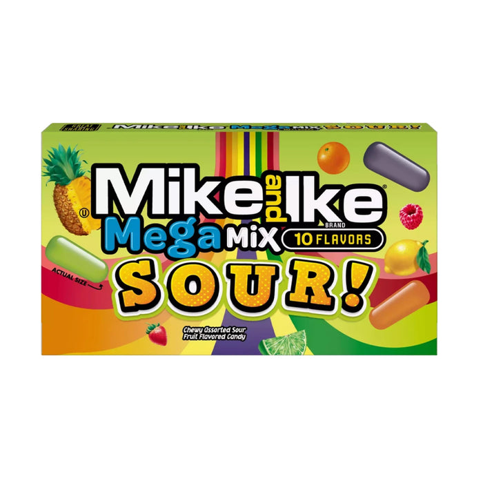 Mike & Ike Mega Mix Sour Theatre Box 120g