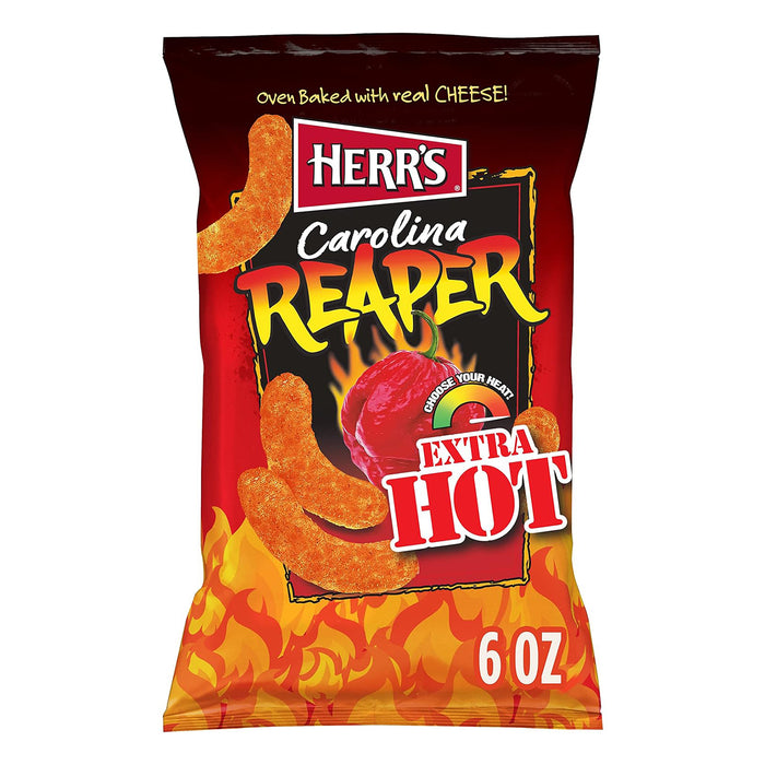 Herr's Carolina Reaper Flavoured Cheese Curls 170g