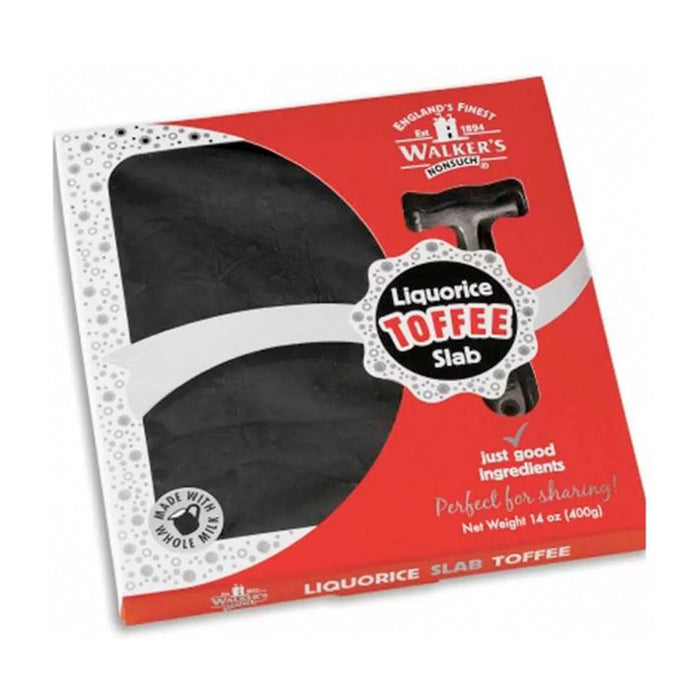 Walker's Liquorice Toffee Slab with Hammer 400g