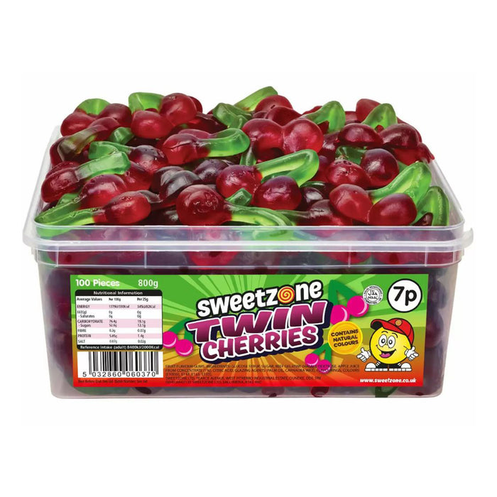 Sweetzone Twin Cherries Tub 800g