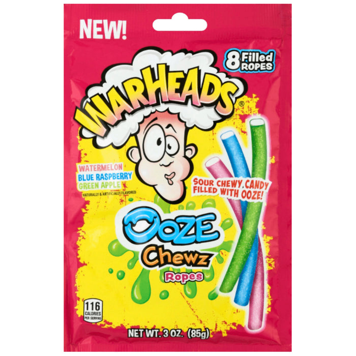 Warheads Ooze Chewz Ropes