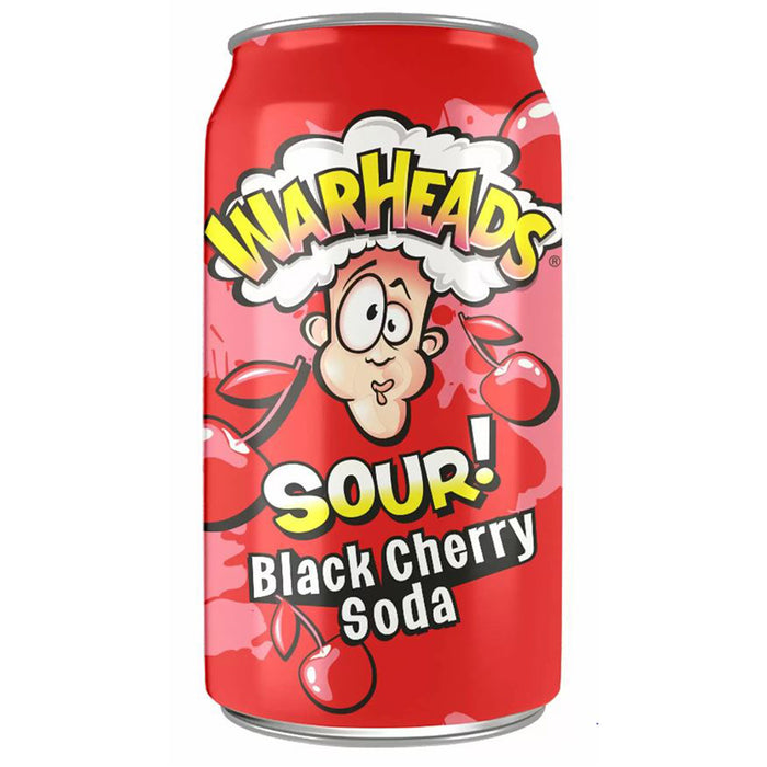 Warheads Sour Black Cherry Soda 355ml