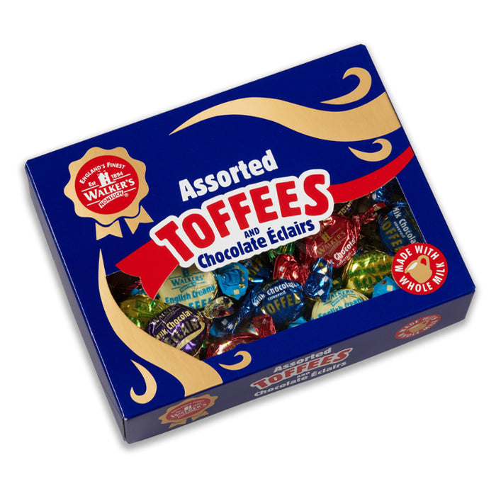 Walker's Nonsuch Assorted Toffee & Chocolate Eclairs Gift Box 350g