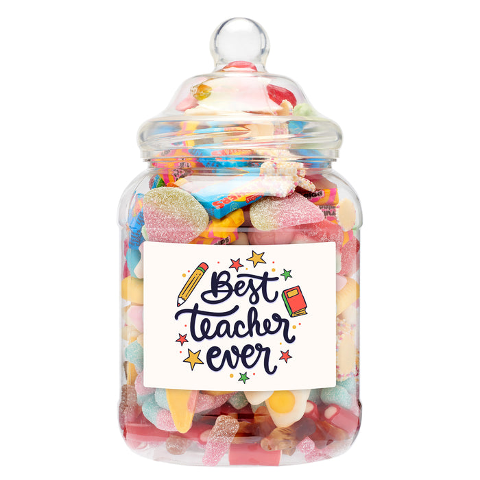 Best Teacher Ever Pick & Mix Sweet Mega Jar