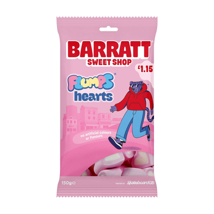 Barratt Sweet Shop Flumps Hearts 130g