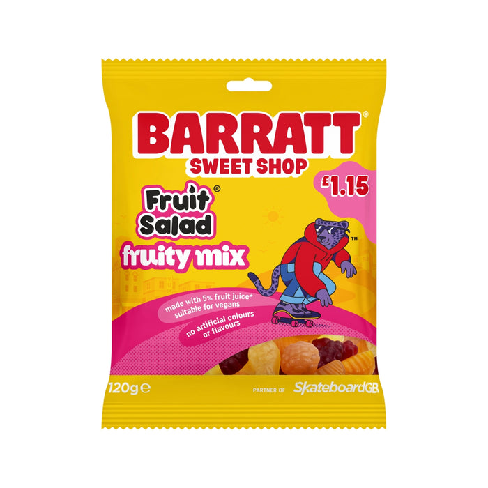 Barratt Sweet Shop Fruit Salad Fruity Mix 120g