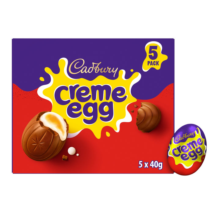 Cadbury Creme Egg Chocolate 5 Pack Multipack 200g
