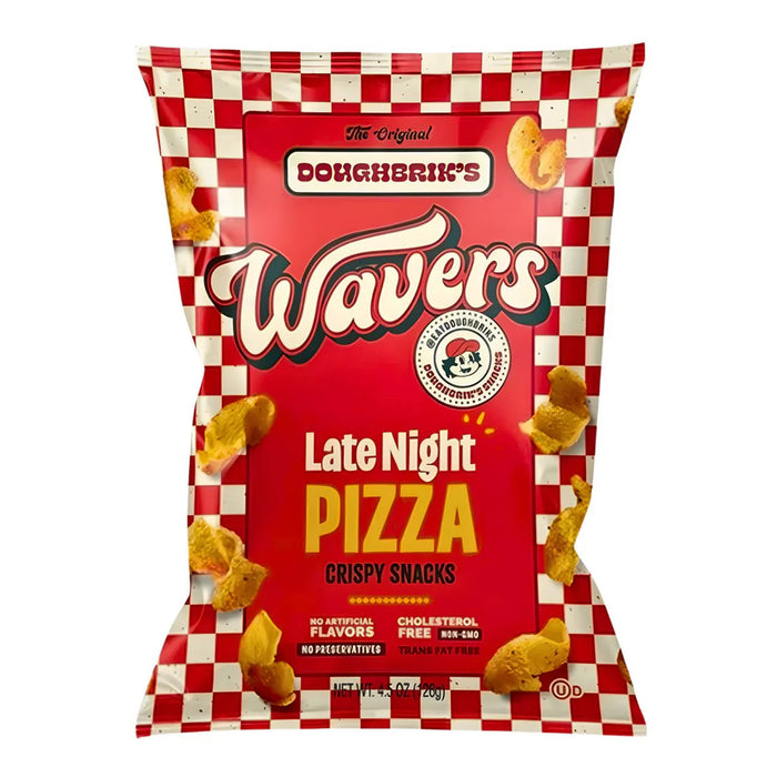 Doughbrik’s Late Night Pizza Wavers Crisps 126g