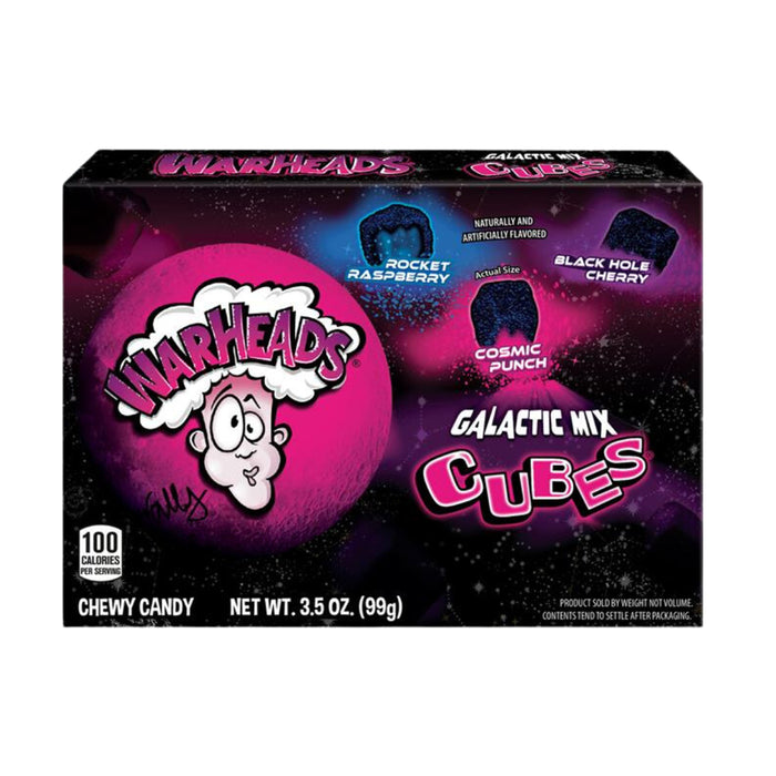 Warheads Galactic Cubes Theatre Box 99g