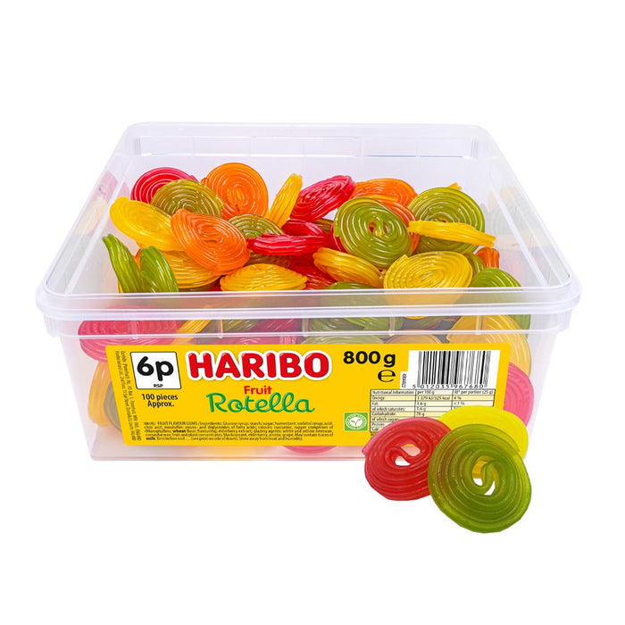 Rotella Haribo Rotella Tub 800g — The Sweet Store