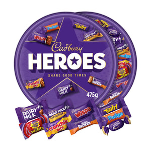 Cadbury Heroes Chocolate Assortment Tub 475g — The Sweet Store