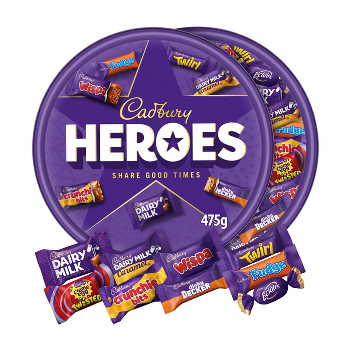 Cadbury Heroes Chocolate Assortment Tub 475g