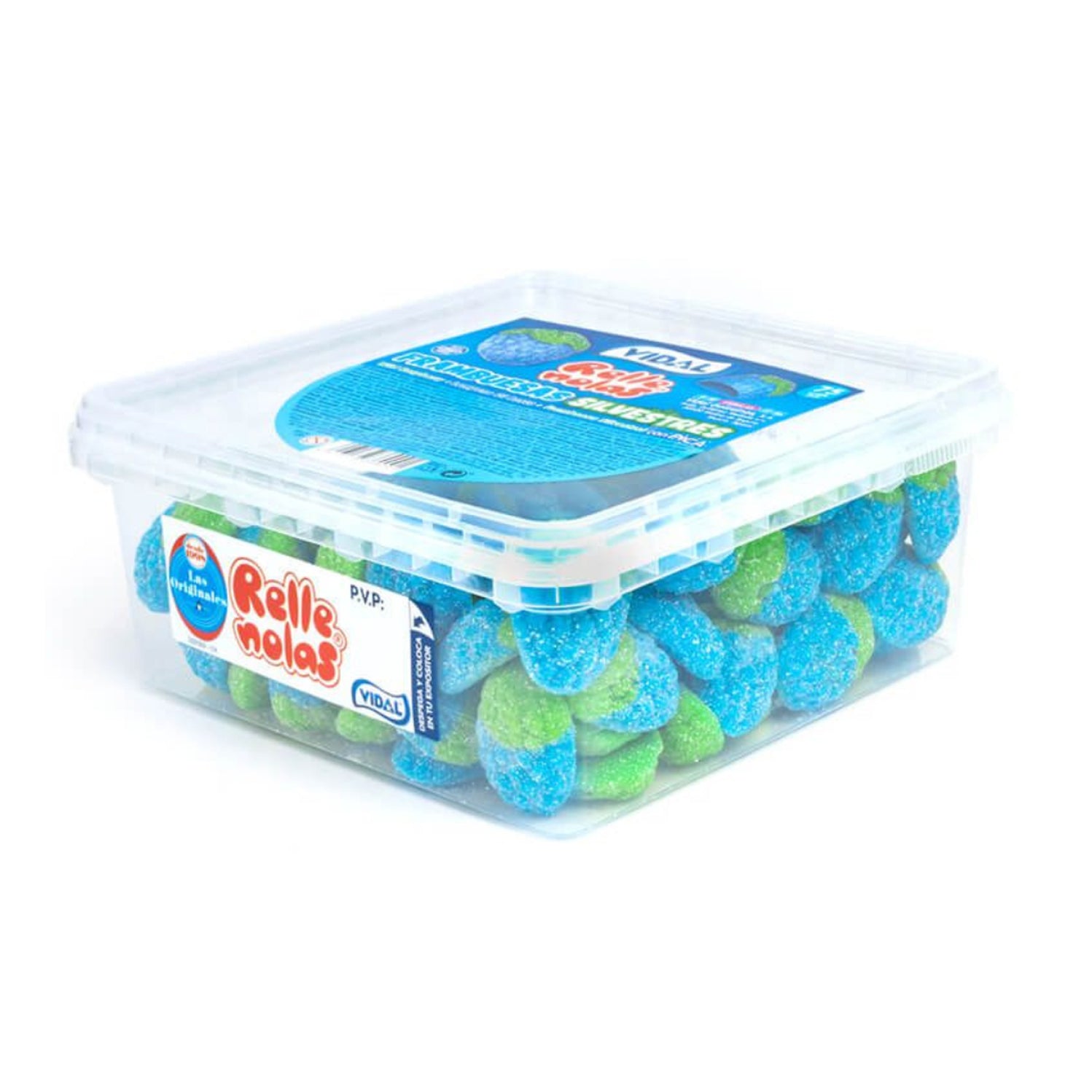 Vidal Jelly Filled Blue Raspberries Tub — The Sweet Store