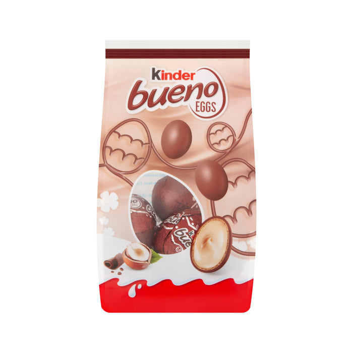 Kinder Bueno Milk Chocolate & Hazelnut Mini Easter Eggs Bag 80g