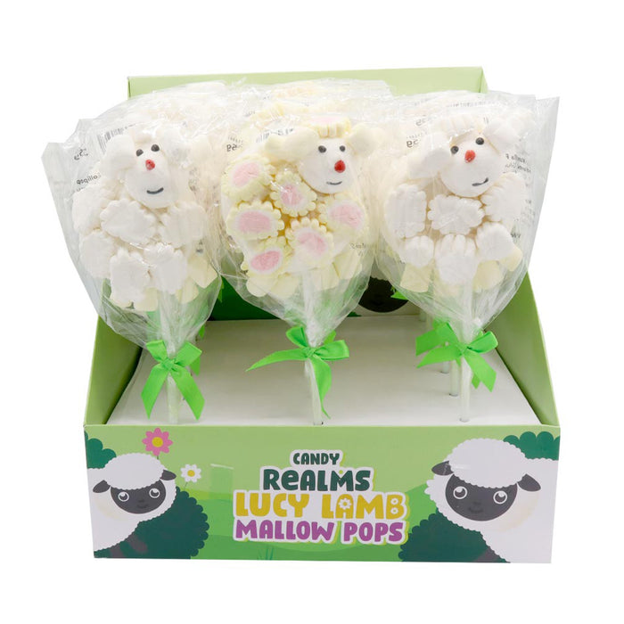 Candy Realms Lucy Lamb Mallow Lolly 35g