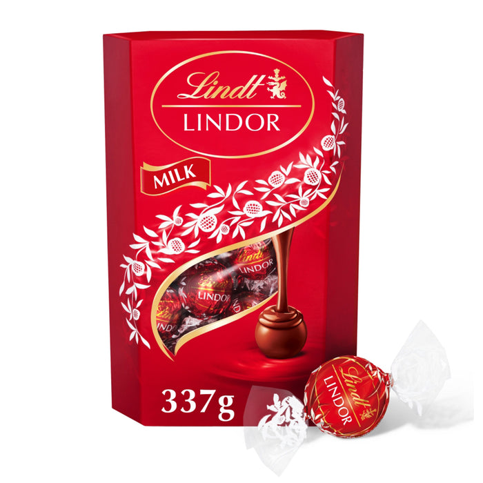 Lindt Lindor Milk Chocolate Truffles Box 337g