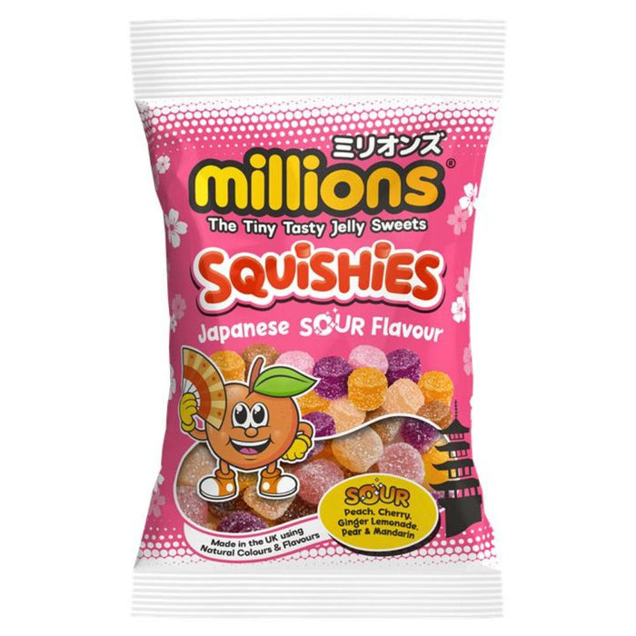 Millions Squishies Japanese Sour Flavour Bag 130g