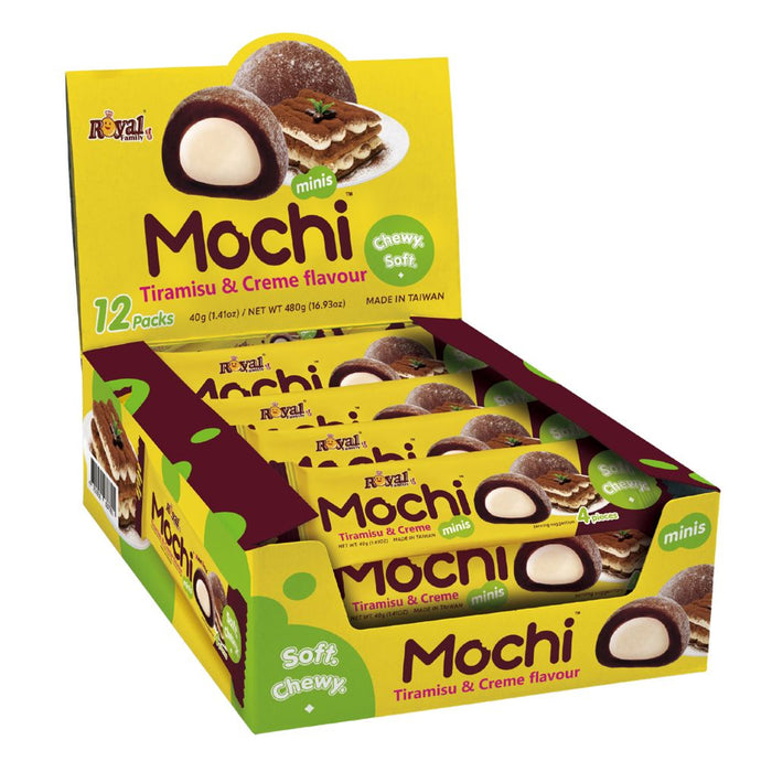 Royal Family Mochi Minis Tiramisu & Creme Flavour Pack 40g