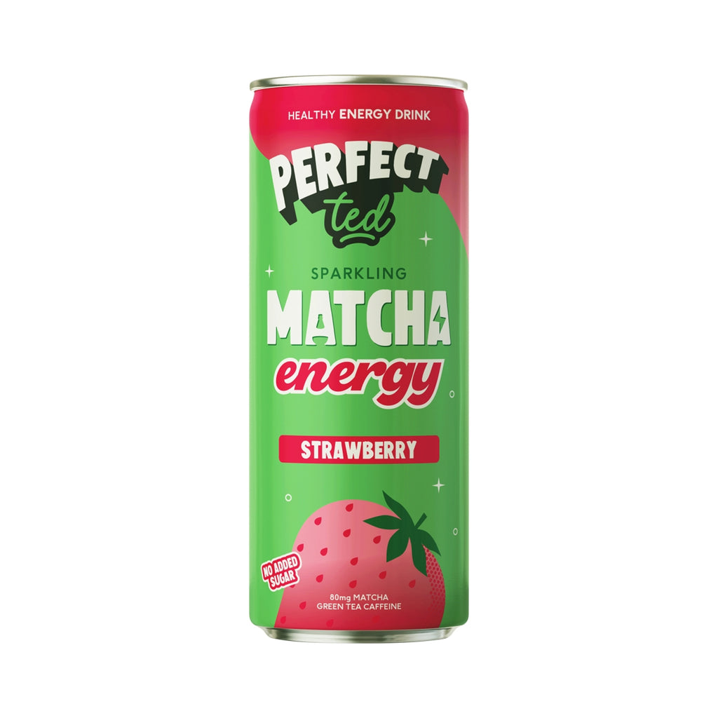 Perfect Ted Sparkling Matcha Energy Strawberry Can 250ml — The