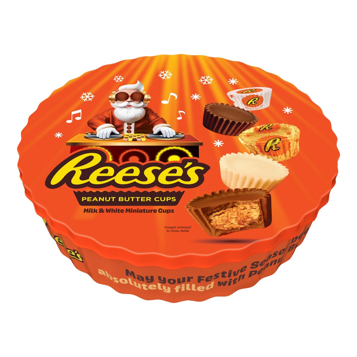 Reese's Peanut Butter Miniatures Christmas Gift Tin 309g