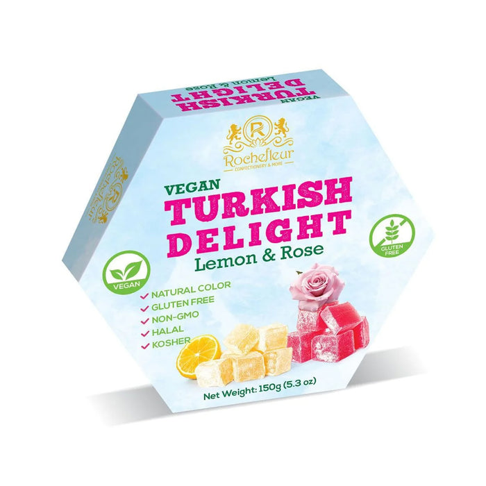 Rochefleur Rose & Lemon Turkish Delight 150g