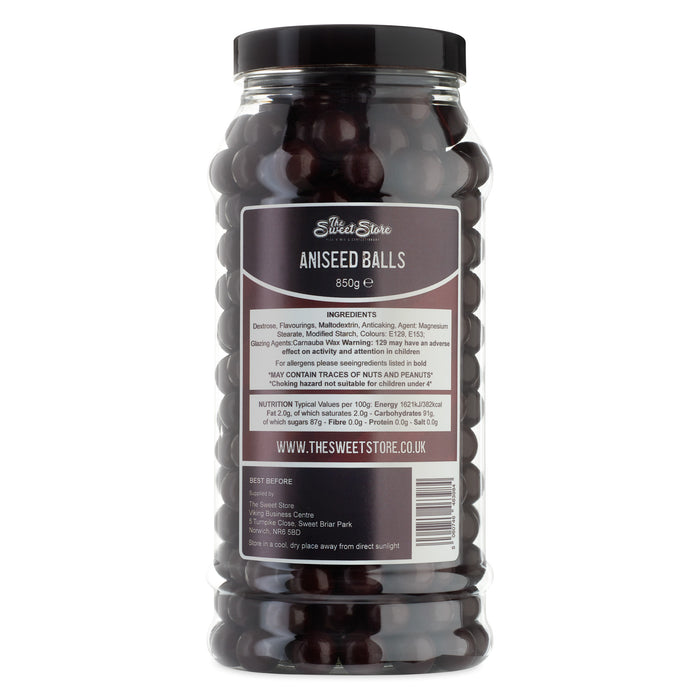 Aniseed Balls Sweet Jar