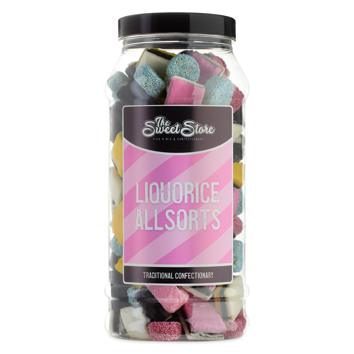 Liquorice Allsorts Sweet Jar — The Sweet Store