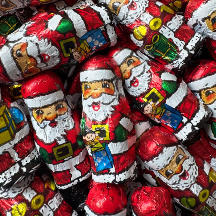 Solid Milk Chocolate Santas 500g