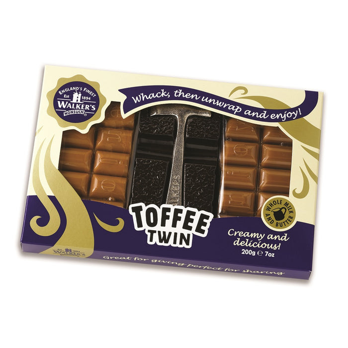Walker's Nonsuch Toffee Twin Hammer Pack 200g