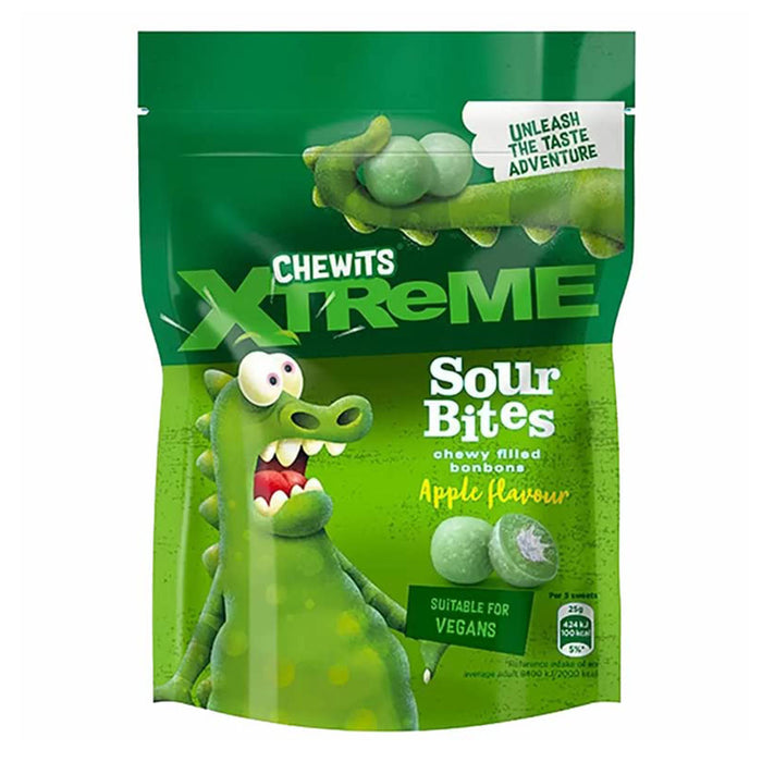 Chewits Xtreme Apple Sour Bites 115g