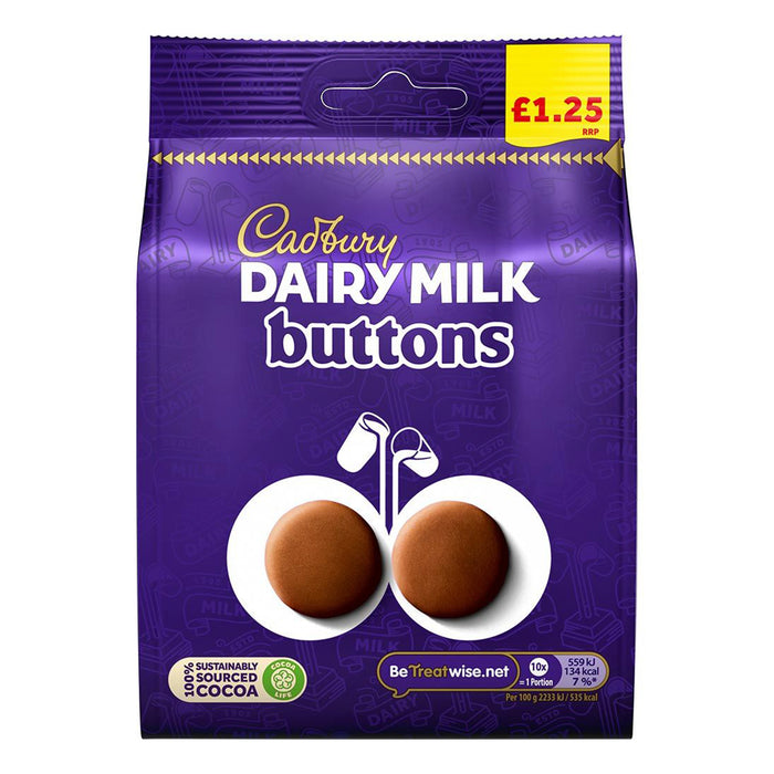 Cadbury Dairy Milk Buttons Bag 95g