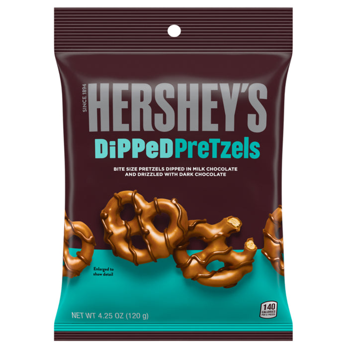 Hershey's Milk Chocolate Dipped Pretzels 120g