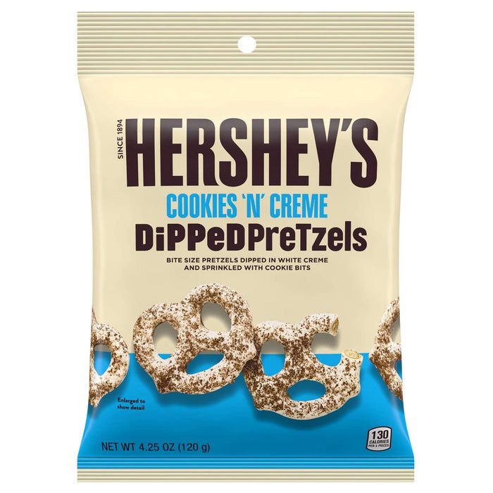 Hershey's Cookies 'N' Creme Dipped Pretzels 120g